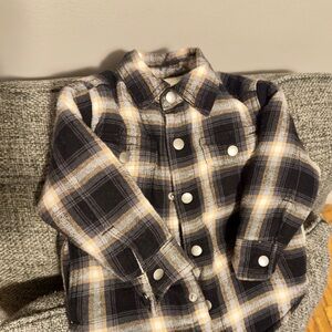 The Children's Place Black and White Plaid Jacket